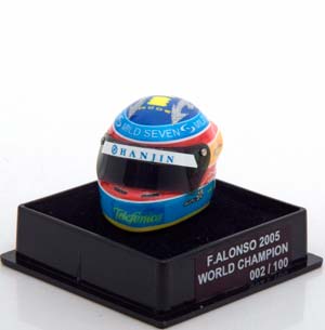ШЛЕМ RENAULT WORLD CHAMPION 2005 ALONSO WORLD CHAMPIONS COLLECTION, LIMITED 100 PCS. / РЕНО ЧЕМПИОН МИРА АЛОНСО ЧАМПИОНС КОЛЛЕКТИОН ЛИМИТИРОВАННАЯ СЕРИЯ 100 ШТ