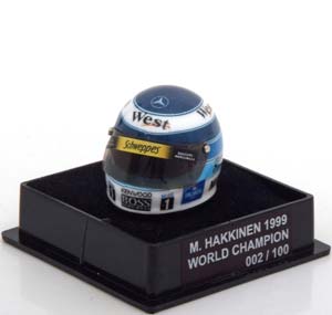 ШЛЕМ MCLAREN WORLD CHAMPION 1999 HAKKINEN WORLD CHAMPIONS COLLECTION, LIMITED 100 PCS. / МАКЛАРЕН ЧЕМПИОН МИРА ХАККИНЕН ЧАМПИОНС КОЛЛЕКТИОН ЛИМИТИРОВАННАЯ СЕРИЯ 100 ШТ