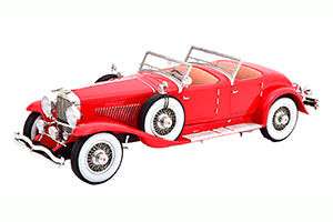 DUESENBERG SJ2608 J-582 TORPEDO PHEATON WALKER LA GRANDE 1930 RED