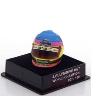 ШЛЕМ VILLENEUVE WILLIAMS WORLD CHAMPION 1997 WORLD CHAMPIONS COLLECTION, LIMITED 100 PCS / ЖАК ВИЛЬНЁВ ВИЛЬЯМС ЧЕМПИОН МИРА ЧАМПИОНС КОЛЛЕКТИОН ЛИМИТИРОВАННАЯ СЕРИЯ 100 ШТ