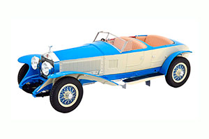 ROLLS-ROYCE NEW PHANTOM BARKER TOURER #10EX 1926 BLUE/WHITE