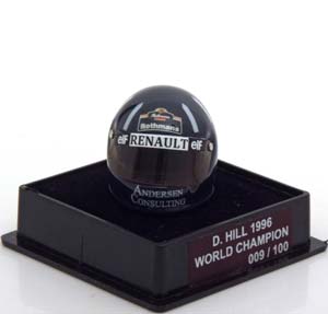 ШЛЕМ WILLIAMS WORLD CHAMPION 1996 HILL WORLD CHAMPIONS COLLECTION, LIMITED 100 PCS. / ВИЛЬЯМС ЧЕМПИОН МИРА ХИЛЛ ЧАМПИОНС КОЛЛЕКТИОН ЛИМИТИРОВАННАЯ СЕРИЯ 100 ШТ