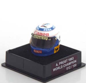 ШЛЕМ WILLIAMS WORLD CHAMPION 1993 PROST WORLD CHAMPIONS COLLECTION, LIMITED 100 PCS. / ВИЛЬЯМС ЧЕМПИОН МИРА ПРОСТ ЧАМПИОНС КОЛЛЕКТИОН ЛИМИТИРОВАННАЯ СЕРИЯ 100 ШТ