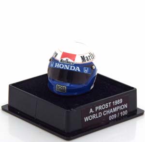 ШЛЕМ MCLAREN WORLD CHAMPION 1989 PROST WORLD CHAMPIONS COLLECTION, LIMITED 100 PCS. / МАКЛАРЕН ЧЕМПИОН МИРА ПРОСТ ЧАМПИОНС КОЛЛЕКТИОН ЛИМИТИРОВАННАЯ СЕРИЯ 100 ШТ