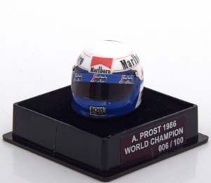 ШЛЕМ MCLAREN WORLD CHAMPION 1986 PROST WORLD CHAMPIONS COLLECTION, LIMITED 100 PCS. / МАКЛАРЕН ЧЕМПИОН МИРА ПРОСТ ЧАМПИОНС КОЛЛЕКТИОН ЛИМИТИРОВАННАЯ СЕРИЯ 100 ШТ