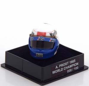 ШЛЕМ MCLAREN WORLD CHAMPION 1985 PROST WORLD CHAMPIONS COLLECTION, LIMITED 100 PCS. / МАКЛАРЕН ЧЕМПИОН МИРА ПРОСТ ЧАМПИОНС КОЛЛЕКТИОН ЛИМИТИРОВАННАЯ СЕРИЯ 100 ШТ