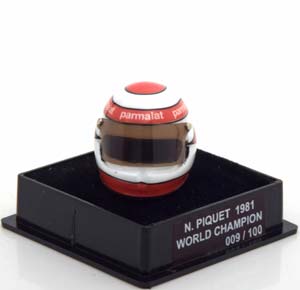 ШЛЕМ BRABHAM WORLD CHAMPION 1981 PIQUET WORLD CHAMPIONS COLLECTION, LIMITED 100 PCS. / БРЭБЕМ ЧЕМПИОН МИРА ПИКЕ ЧАМПИОНС КОЛЛЕКТИОН ЛИМИТИРОВАННАЯ СЕРИЯ 100 ШТ