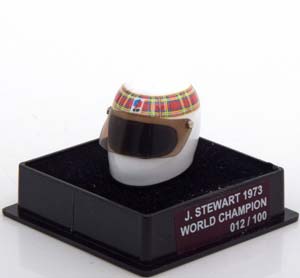 ШЛЕМ TYRRELL WORLD CHAMPION 1973 STEWART WORLD CHAMPIONS COLLECTION, LIMITED 100 PCS. / ТИРРЕЛЛ ЧЕМПИОН МИРА СТЕВАРТ ЧАМПИОНС КОЛЛЕКТИОН ЛИМИТИРОВАННАЯ СЕРИЯ 100 ШТ