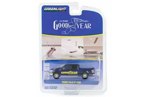 FORD F-150 ПИКАП "GOODYEAR AIRSHIP OPERATIONS - 125 YEARS GOODYEAR" 2020 BLUE (ДЛИНА МОДЕЛИ 6-10 СМ)