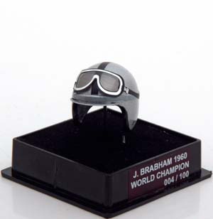 ШЛЕМ COOPER WORLD CHAMPION 1960 BRABHAM WORLD CHAMPIONS COLLECTION, LIMITED 100 PCS. / КУПЕР ЧЕМПИОН МИРА БРЭБЕМ ЧАМПИОНС КОЛЛЕКТИОН ЛИМИТИРОВАННАЯ СЕРИЯ 100 ШТ