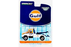 INTERNATIONAL DURASTAR 4400 ЭВАКУАТОР "GULF OIL" 2024 (ДЛИНА МОДЕЛИ 6-10 СМ)