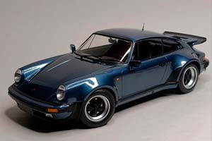 PORSCHE 911 TURBO 1977 BLUE 1:12 MINICHAMPS
