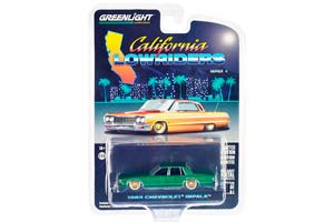 CHEVROLET IMPALA 1985 BRIGHT GREEN METALLIC (ДЛИНА МОДЕЛИ 6-10 СМ)