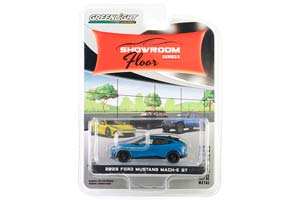 FORD MUSTANG MACH-E GT PERFORMANCE EDITION WITH NITE PONY PACKAGE 2023 VAPOR BLUE (ДЛИНА МОДЕЛИ 6-10 СМ)