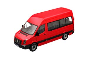 VW VOLKSWAGEN CRAFTER BUS RED / ФОЛЬКСВАГЕН КРАФТЕР ПАССАЖИРСКИЙ КРАСНЫЙ