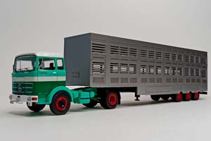 MERCEDES LPS 1632 "CATTLE TRAILER" 1:43 IXO