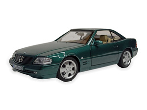 MERCEDES SL 500 W129 R129 GREEN NOREV 1:18