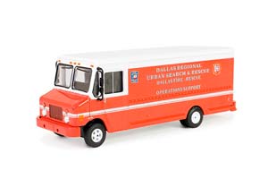 GMC STEP VAN "DALLAS REGIONAL URBAN SEARCH & RESCUE" (ПОЖАРНЫЙ) 2019 (ДЛИНА МОДЕЛИ 6-10 СМ)