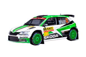 SKODA FABIA R5 #32 "SKODA MOTORSPORT" ROVANPERA/HALTTUNEN 12 МЕСТО RALLY CATALONIA 2018