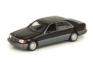 MERCEDES W140 600 SEL 1991 BLACK METALLIC