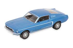 FORD MUSTANG GT FASTBACK 1968 LIGHT BLUE-METALLIC