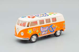 VW VOLKSWAGEN CLASSICAL BUS 1962 , ОРАНЖЕВЫЙ