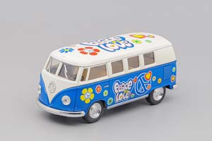 VW VOLKSWAGEN CLASSICAL BUS 1962, СИНИЙ
