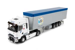 RENAULT T460 С ПОЛУПРИЦЕПОМ-САМОСВАЛОМ (ТЕНТ) "FRANCE BENNE TRANSPORTS" 2016