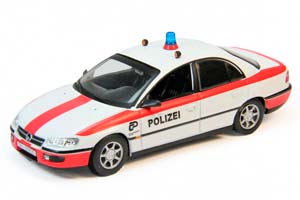 OPEL OMEGA SWITZERLAND ПОЛИЦЕЙСКИЕ МАШИНЫ МИРА #61 БЕЛЫЙ