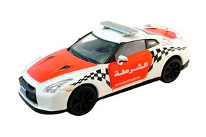 NISSAN GTR ПОЛИЦИЯ АРАБСКИХ ЭМИРАТОВ ПОЛИЦЕЙСКИЕ МАШИНЫ МИРА #51 БЕЛЫЙ