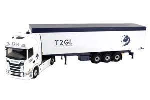 SCANIA S500  C ПОЛУПРИЦЕПОМ-САМОСВАЛОМ (ТЕНТ) "T2GL TRANSPORTS" 2020