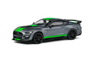 FORD SHELBY MUSTANG GT500 GREY METALLIC/LIGHT GREEN