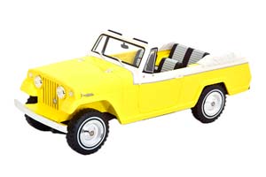 JEEP JEEPSTER COMMANDO CONVERTIBLE 1970 YELLOW WHITE
