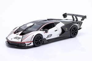 LAMBORGHINI ESSENZA SCV12 NO 63 SQUADRA CORSE 2022 WHITE METALLIC/BLACK