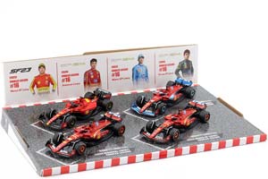 FERRARI SET 4 MODELCARS F1-75 SF-23 2022-2023