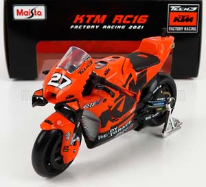 KTM RC16 TECH3 KTM FACTORY RACING TEAM N 27 MOTOGP 2021 IKER LECUONA, ORANGE BLACK
