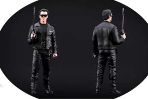 ФИГУРКА КОЛЛЕКЦИОННАЯ ARNOLD SCHWARZENEGGER TERMINATOR (ИЗ КИНОФИЛЬМА ТЕРМИНАТОР 2) ВЫСОТА ОКОЛО 10 СМ (АВТОМОБИЛЬ В КОМПЛЕКТ НЕ ВХОДИТ)