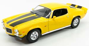 CHEVROLET CAMARO Z/28 COUPE 1971, YELLOW BLACK