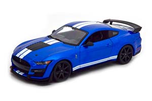FORD SHELBY MUSTANG GT500 2020, BLUEMETALLIC/WHITE