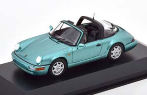 PORSCHE 911 (964) CARRERA 2 TARGA 1991 LIGHT GREEN METALLIC