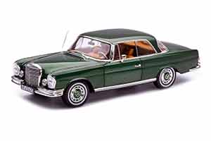 MERCEDES 250 SE W111 COUPE 1969 DARK GREEN METALLIC LIMITED EDITION 1000 PCS