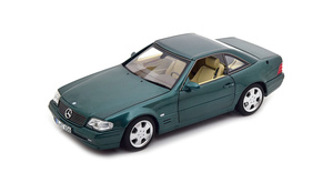 MERCEDES W129 500 SL R129 ROADSTER (WITH REMOVABLE HARDTOP) 1999 DARK GREEN METALLIC / МЕРСЕДЕС 500 СЛ РОДСТЕР