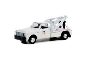CHEVROLET C-30 DUALLY WRECKER "UNITED STATES POSTAL SERVICE" (USPS) (1968) (ДЛИНА МОДЕЛИ 6-10 СМ)