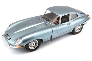 JAGUAR E-TYPE  COUPE 1961 SILVER BLUE / ЯГУАР И-ТАЙП КУПЕ