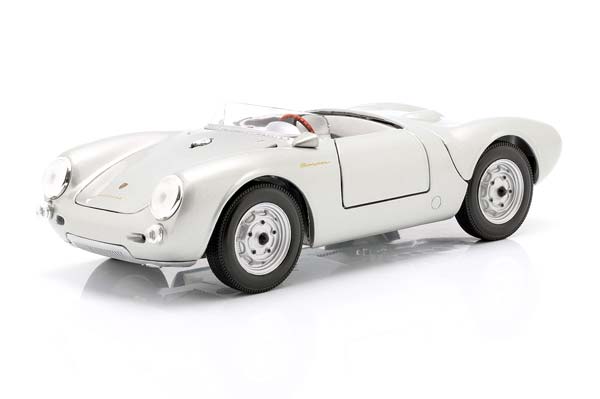 PORSCHE 550 A SPYDER SILVER / ПОРШЕ 550 СПАЙДЕР СЕРЕБРИСТЫЙ