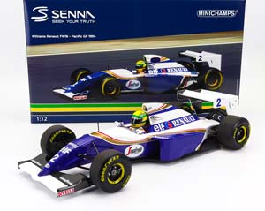 WILLIAMS F1 RENAULT ELF FW16 N 2 POLE POSITION JAPAN PACIFIC GP 1994 AYRTON SENNA, BLUE WHITE
