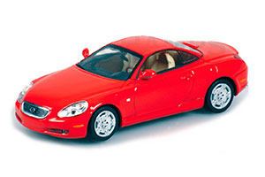LEXUS SC430 CABRIOLET 2001 RED