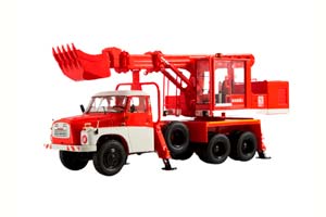 TATRA 148 EXCAVATOR UDS-110 (T-148) HASICI / ТАТРА ЭКСКАВАТОР КРАСНЫЙ