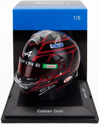 МОДЕЛЬ ШЛЕМА BELL F1 RENAULT A523 TEAM BWT ALPINE #31 SEASON (2023) ESTEBAN OCON, BLACK RED