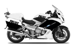 МОТОЦИКЛ YAMAHA FJR 1300A POLICE / ЯМАХА 1300 ПОЛИЦИЯ БЕЛЫЙ